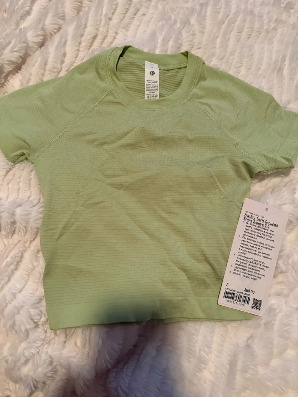 lululemon athletica Swiftly Tech Cropped Short Sleeve